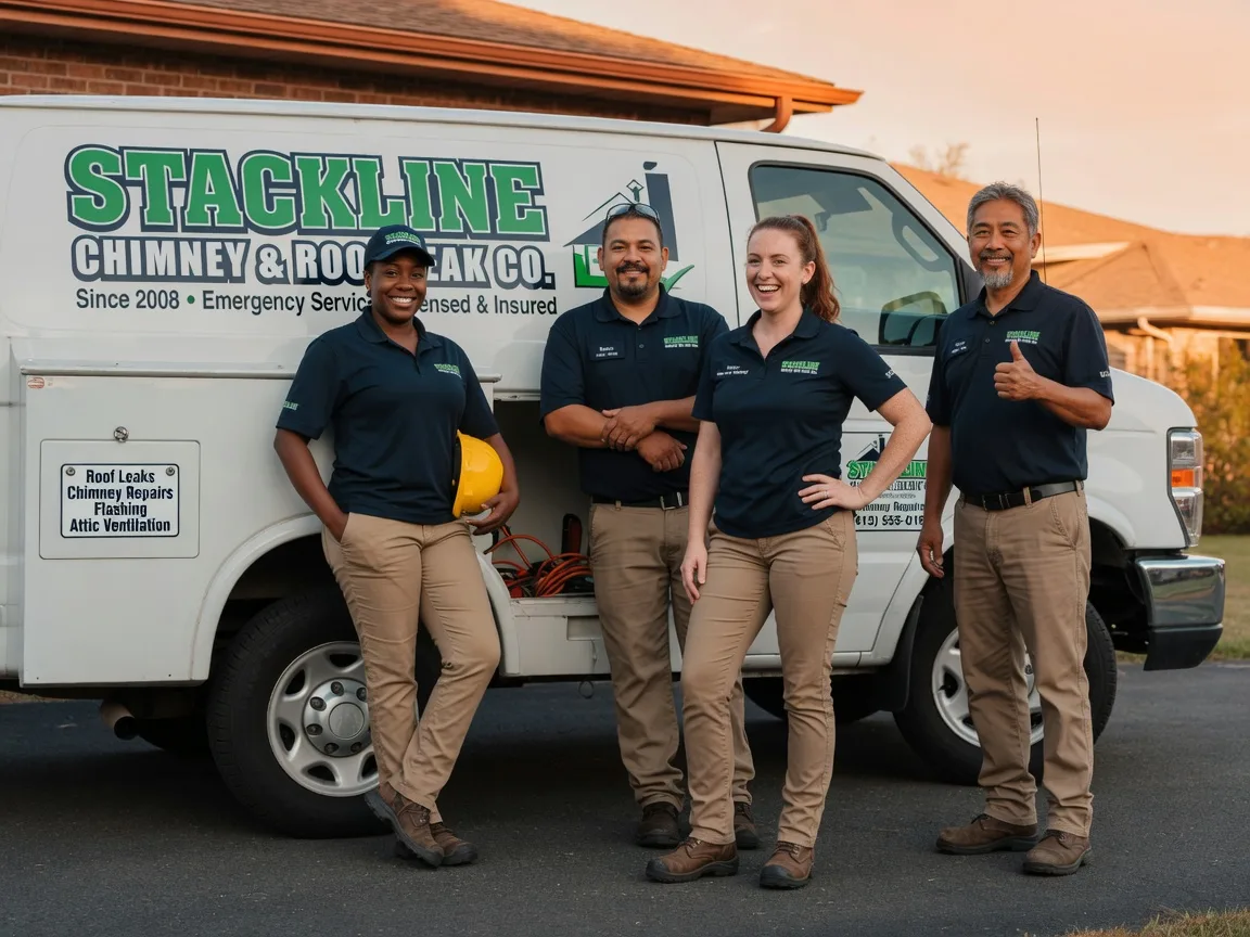 Chimney flashing repair company in Maine